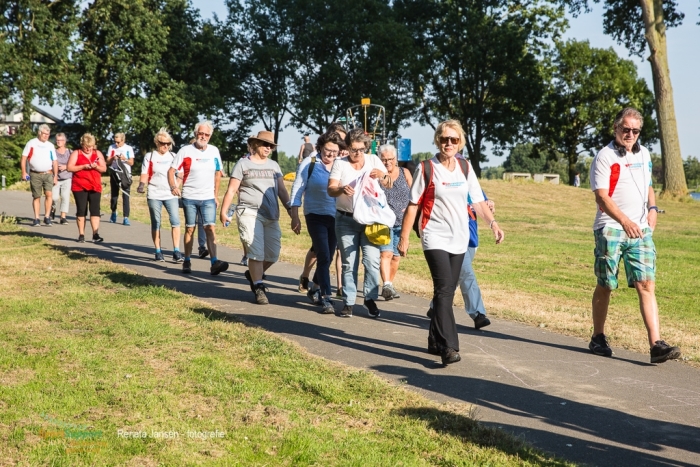 De wandelgroep in 2018