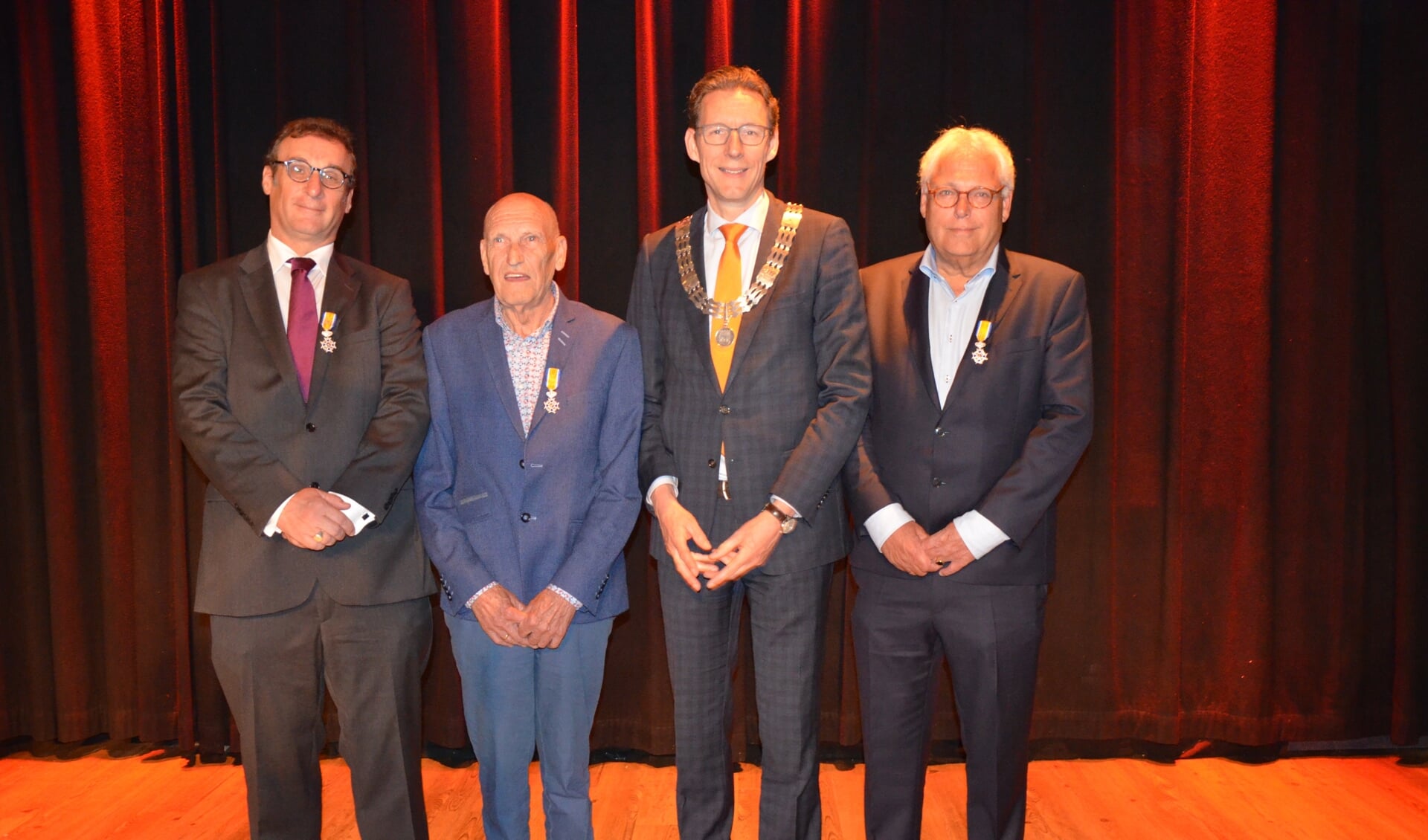 Peter Balvers, Wim van Dijk en Frans Hoving benoemd tot lid in de Orde van Oranje-Nassau