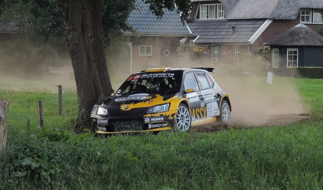De rally zorgt jaarlijks voor veel spektakel in Putten.