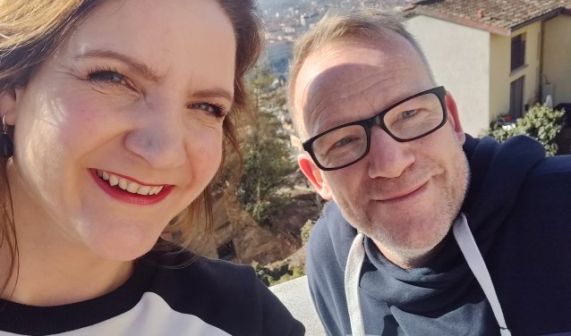 Claudia Verbree en André Blanken overmeesterden de 'boeven'.