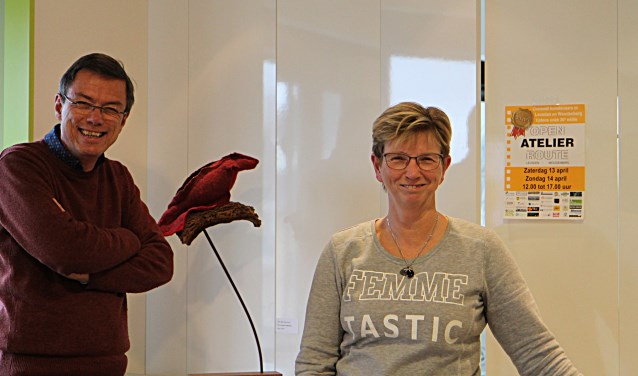 Aad Gordijn, Gerard Hilderink, Evelien Kooloos en Peter van Schaik organiseren de Open Atelier Route.