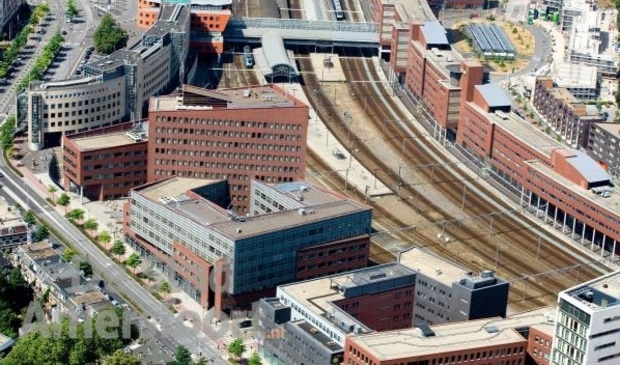<p>Het Amersfoortse stationsgebied.</p>
