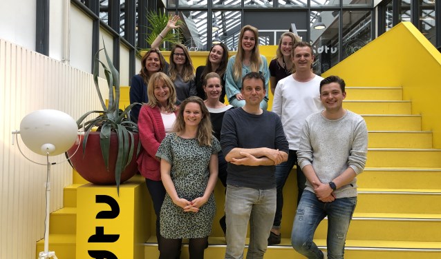 Een deel van de mannen en vrouwen van IDTV die meewerken aan het project Koningsdag 2019.