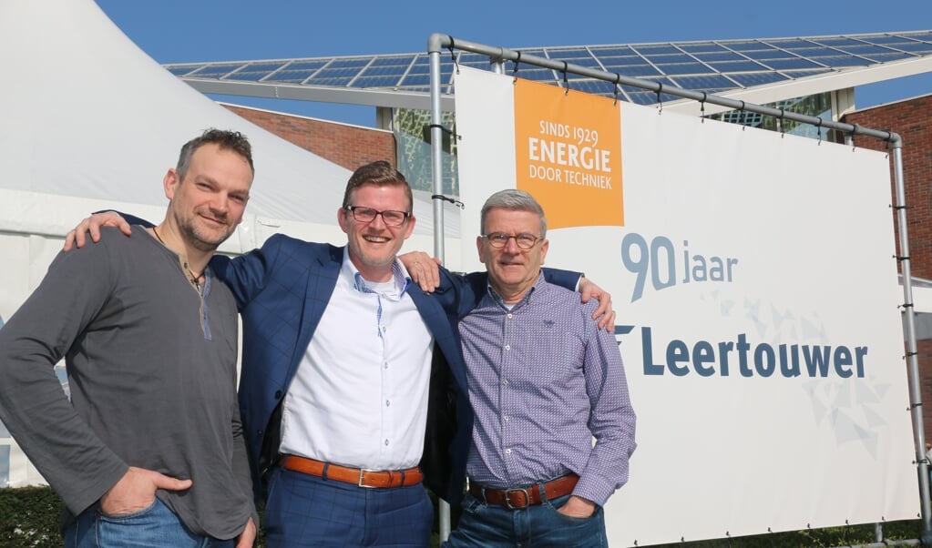 Van links naar rechts: Bert van der Veen, René van der Boon en Dick Brunekreeft.