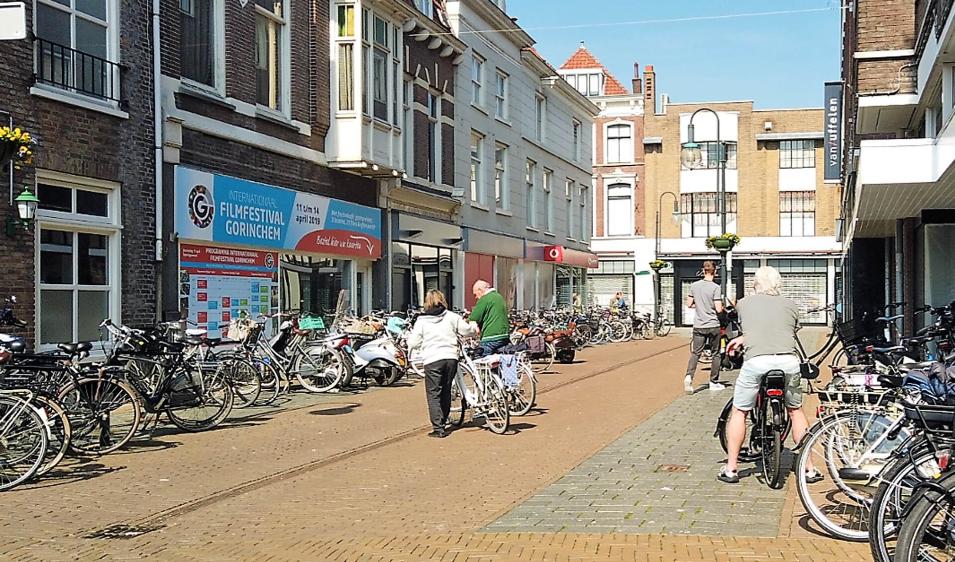 Op drukke dagen staan wel duizend fietsen her en der in de binnenstad