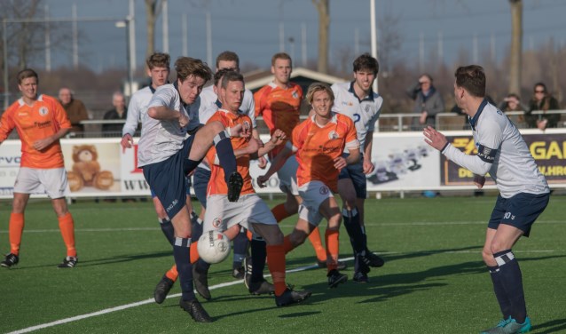 Kagia eerder dit seizoen in actie tegen HFC.