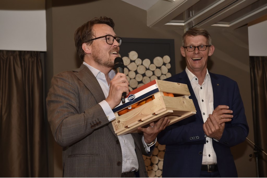 Prins Constantijn van Oranje en Stan Uyland van Rotary Soest-Baarn, initiatiefnemer van Startup Mentor Rotary.