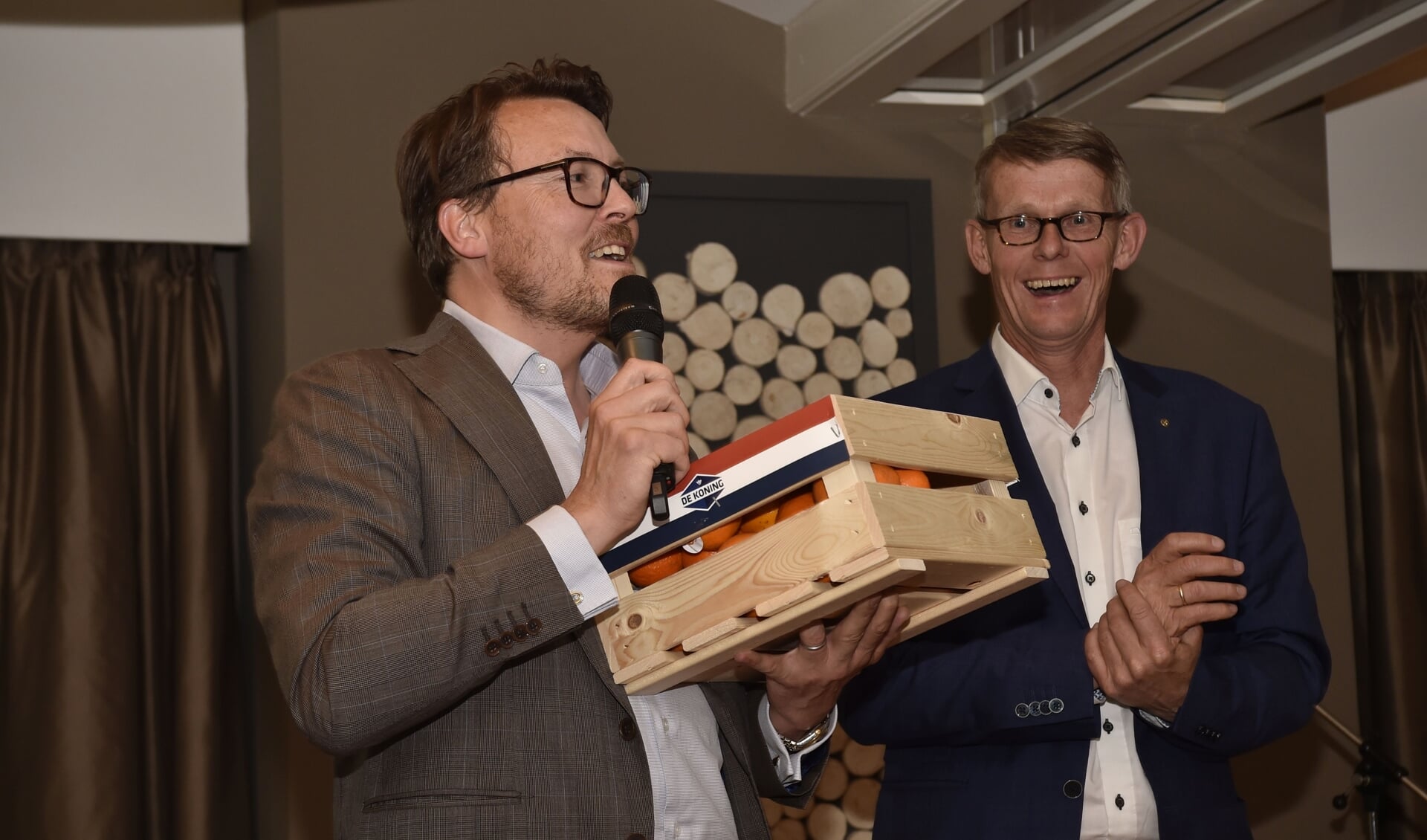 Prins Constantijn van Oranje en Stan Uyland van Rotary Soest-Baarn, initiatiefnemer van Startup Mentor Rotary.