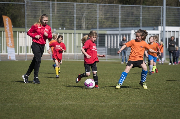 meiden groep 5/6 in actie