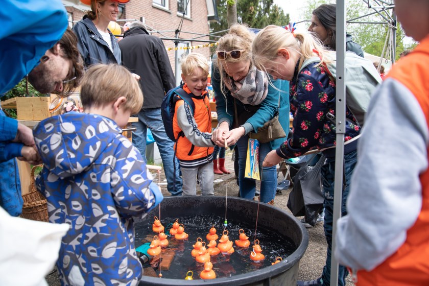 Driebergen: Er konden allerlei spelletjes gespeeld worden voor leuke prijzen.