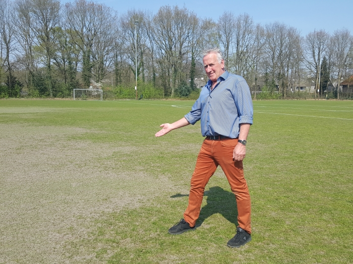 Jeugdvoorzitter Leo Rauch van SO Soest heeft vraagtekens bij het Bosstraat-plan