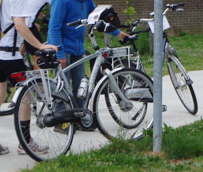 E-bikes tijdens de Avondfietsvierdaagse
