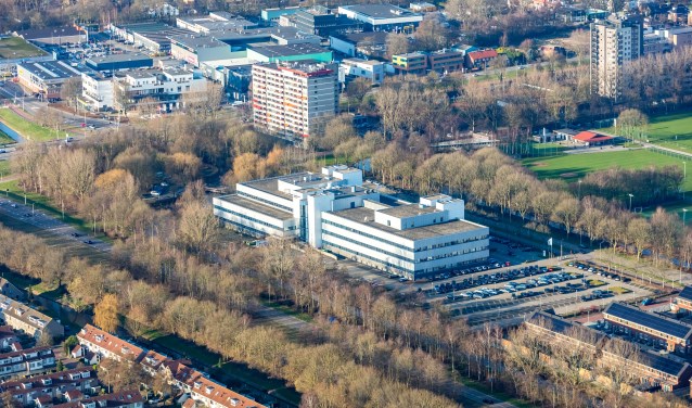 Op de voormalige kantorenlocatie van HP moeten meerdere appartementengebouwen verrijzen.