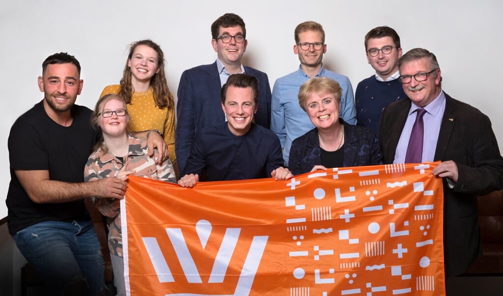 Het team dat Baarn vertegenwoordigt bij de Regioquiz.