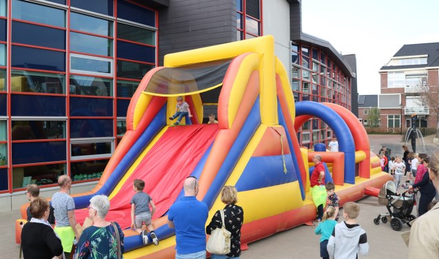 De stormbaan was populair bij de kleintjes uit de wijken