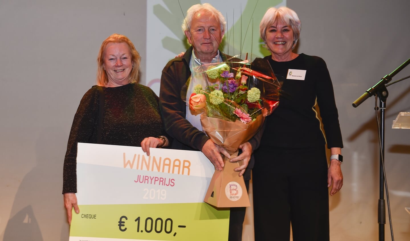De Juryprijs ging naar Jan Hazelaar en Ali van den Berg (links) van De Hazelaar/HazArt.