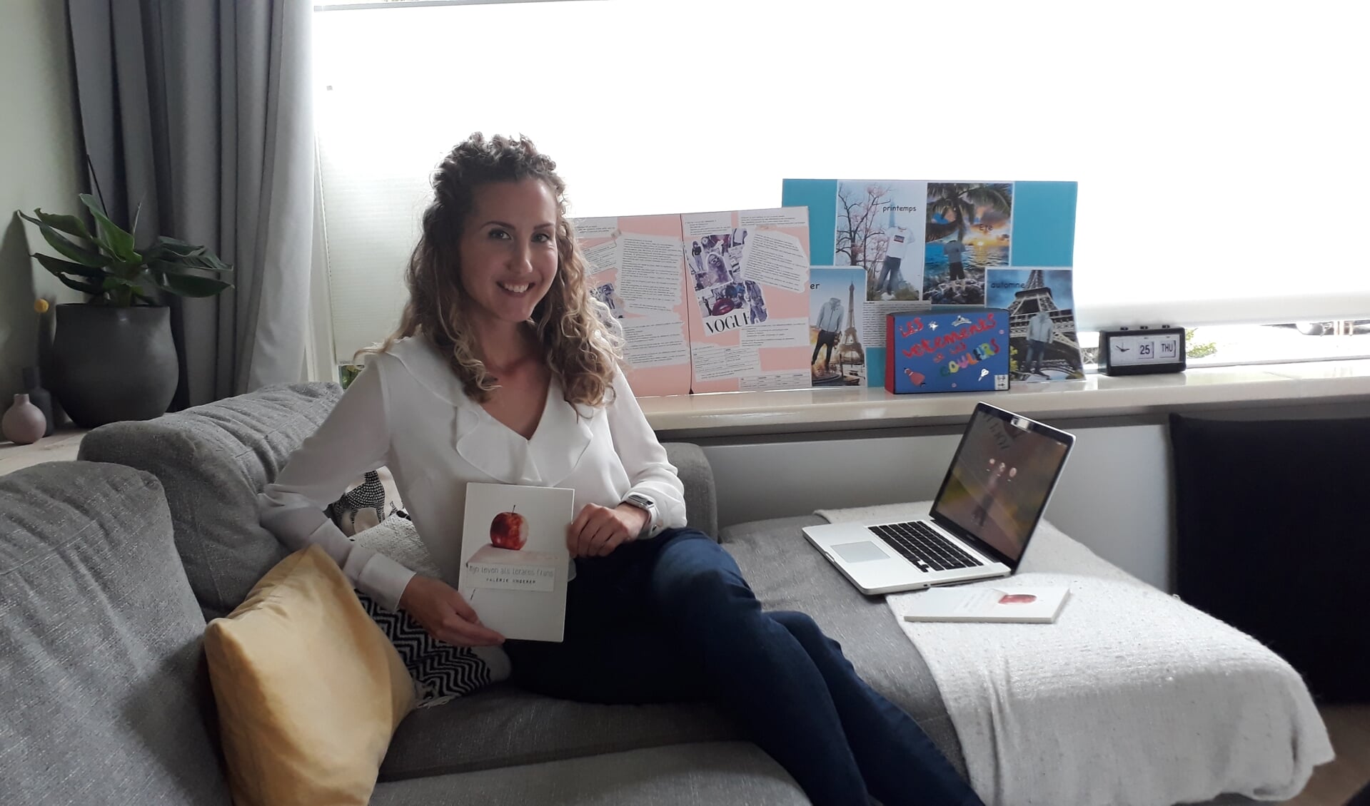 Valérie Ungerer wil met haar boek de leuke kanten van het onderwijs laten zien. 