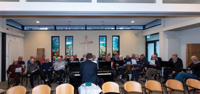 repetitie Leusdens Mannenkoor