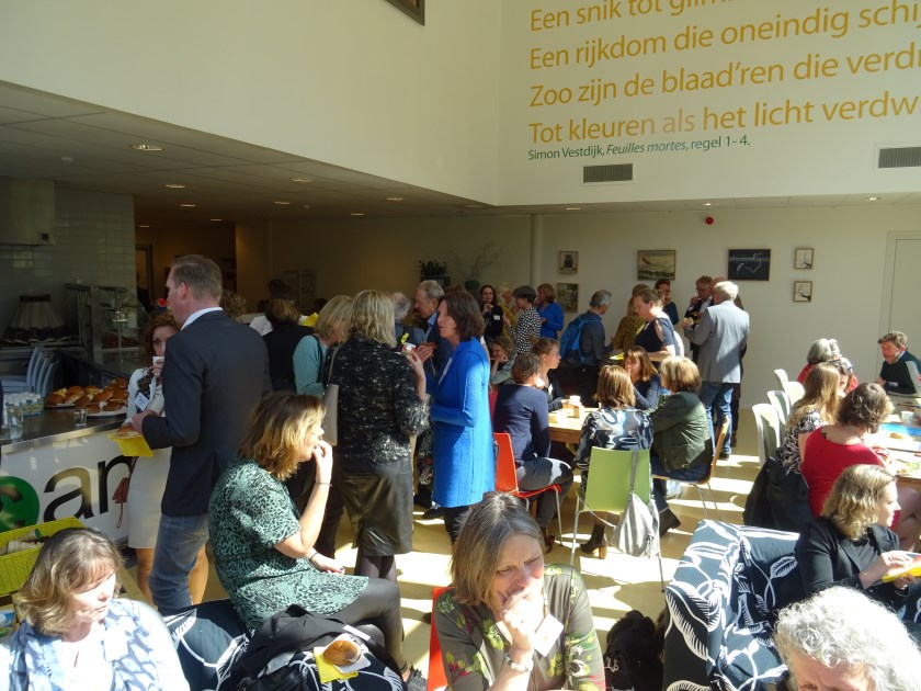 Lunch in de Cantina daarna besloten workshops.