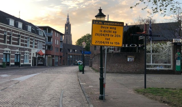 Sommige delen van de binnenstad zijn zaterdag afgesloten voor het verkeer.