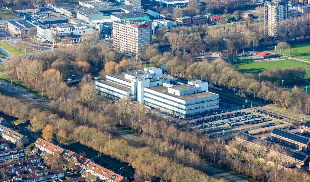 Op de locatie van het HP-kantoor aan Startbaan komen zeven appartementengebouwen.