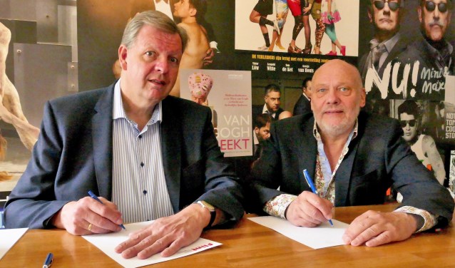 Flint-directeur Harold Warmelink en theaterproducer John ter Weyden.