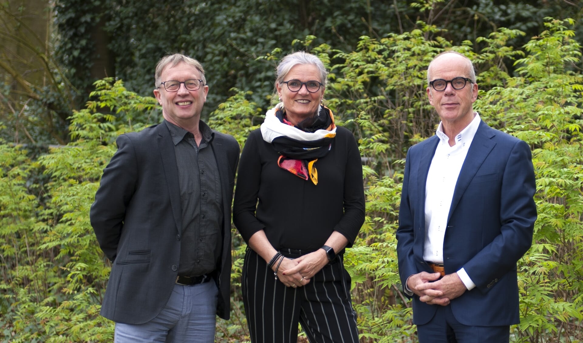 Leden CvB Aurora Onderwijsgroep: Ron Dorreboom, Inge Vaatstra en Berend Redder.