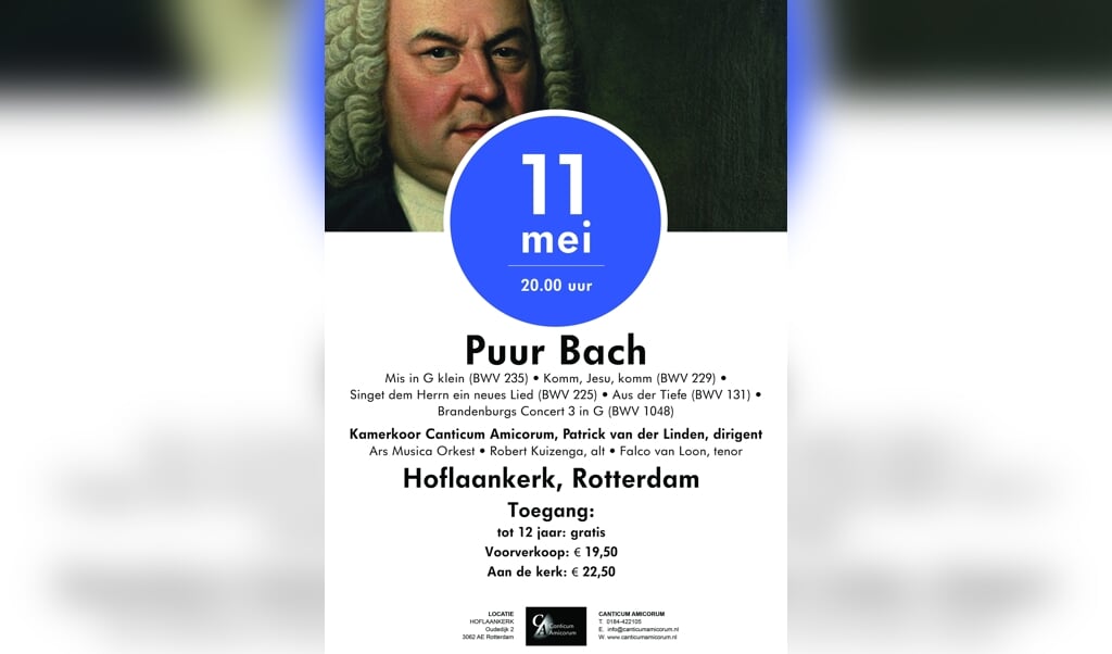 Poster Puur Bach