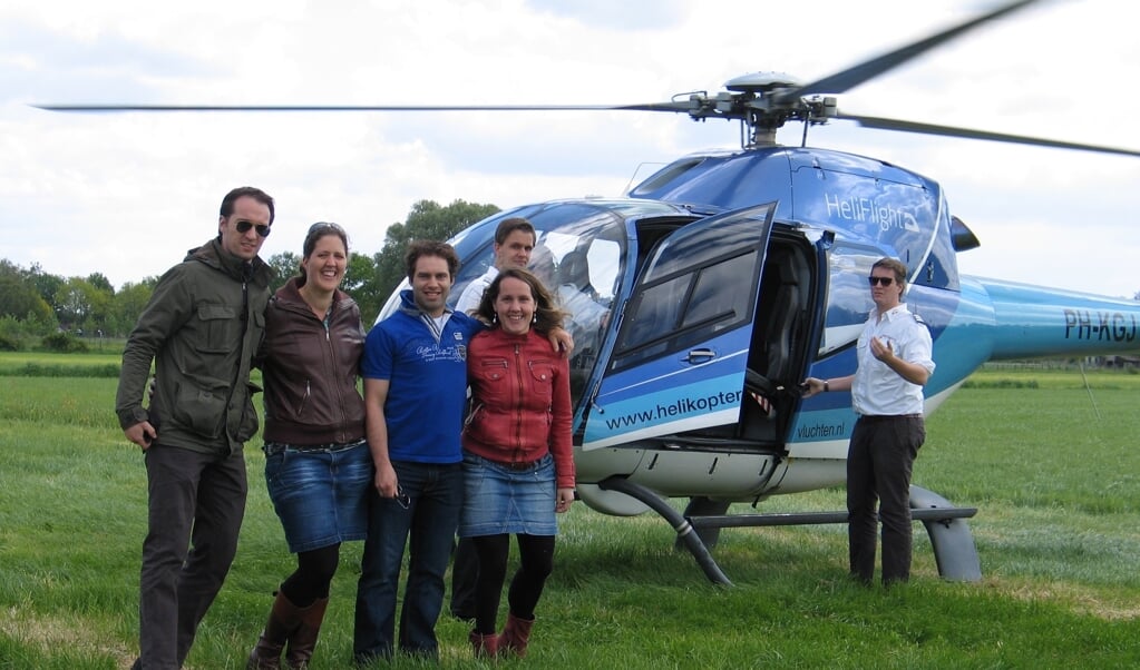 Met de helikoptervluchten wil de werkgroep fondsen werven voor het werk in Malawi.