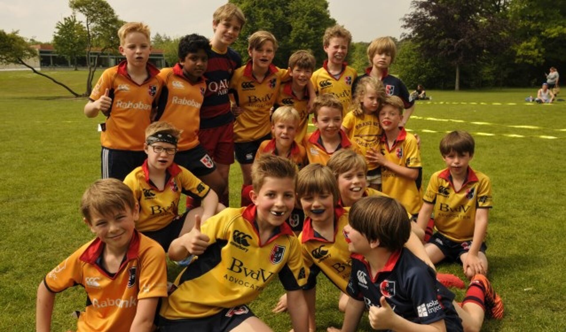 SRFC U10 teams trots op tweede en derde plek op eigen rugbytoernooi.