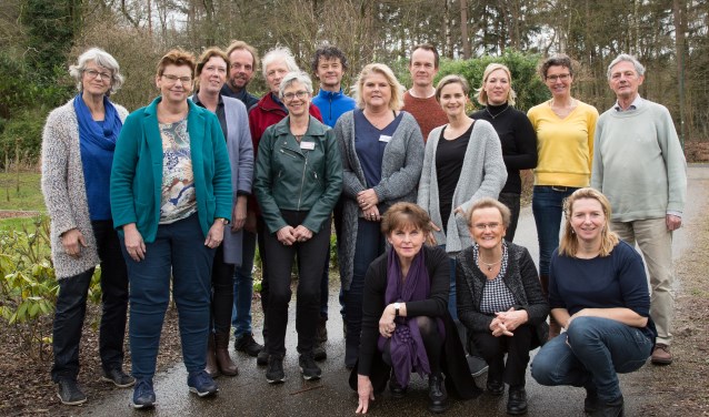 De nieuwe groep vrijwilligers.