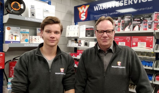 v.l.n.r Bart en Mas van Arkel in de zaak van Warmteservice Gorinchem