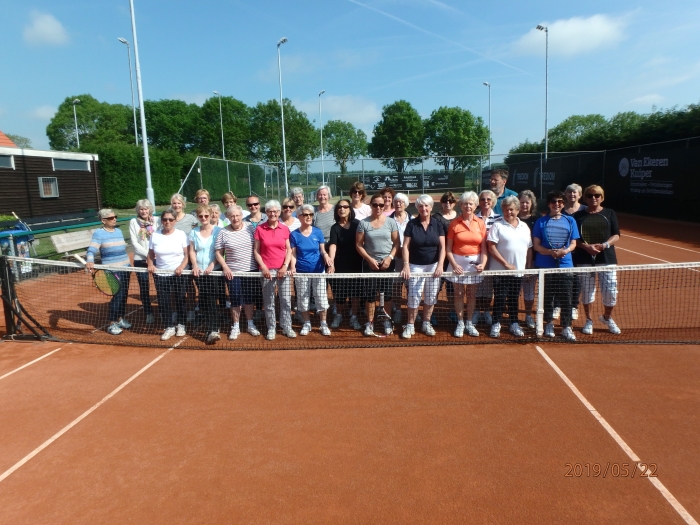 Dames tennis woensdagochtend