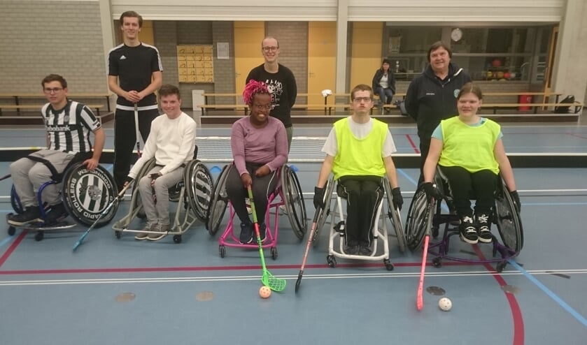 Niels, Romy en Marjan staan letterlijk en figuurlijk achter enkele actieve Rapid Rollers