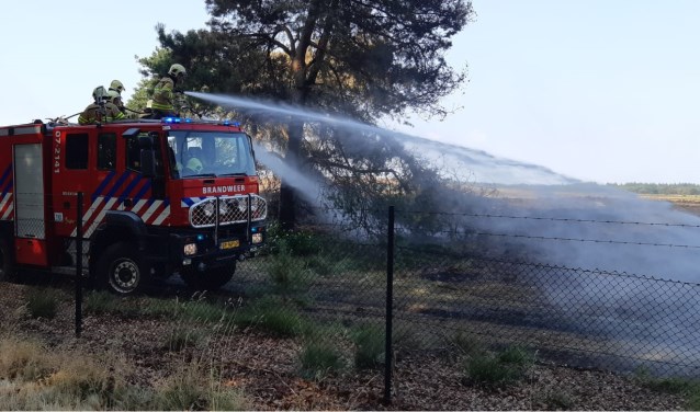 Op de open dag van brandweer Harskamp zijn er diverse demonstraties in het kader van brandbestrijding.