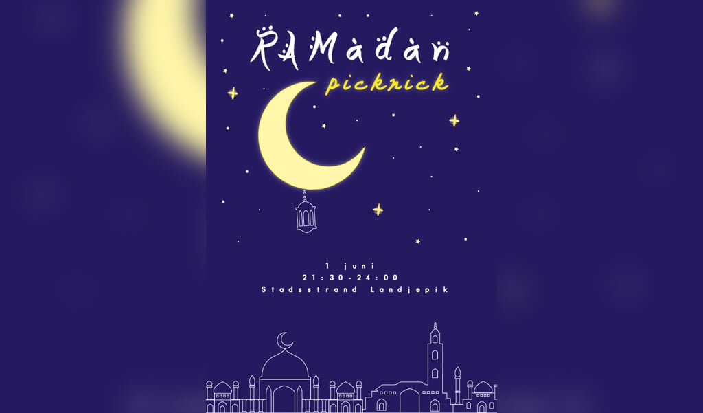 Op vrijdagavond 1 juni vindt tussen 21:30 - 00:00 de Ramadan Picknick plaats