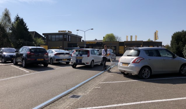 Het Jumbo terrein aan de Postweg in Putten.