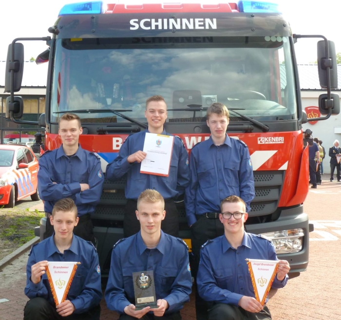 Aspiranten jeugdbrandweer Herwijnen
