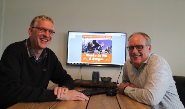 Peter Wildschut en Johan Jansen organiseren het benefietconcert.