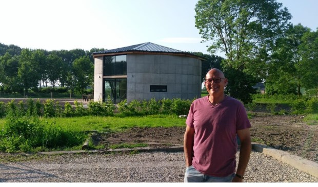 Sjoerd Cohen voor de verbouwde mestsilo