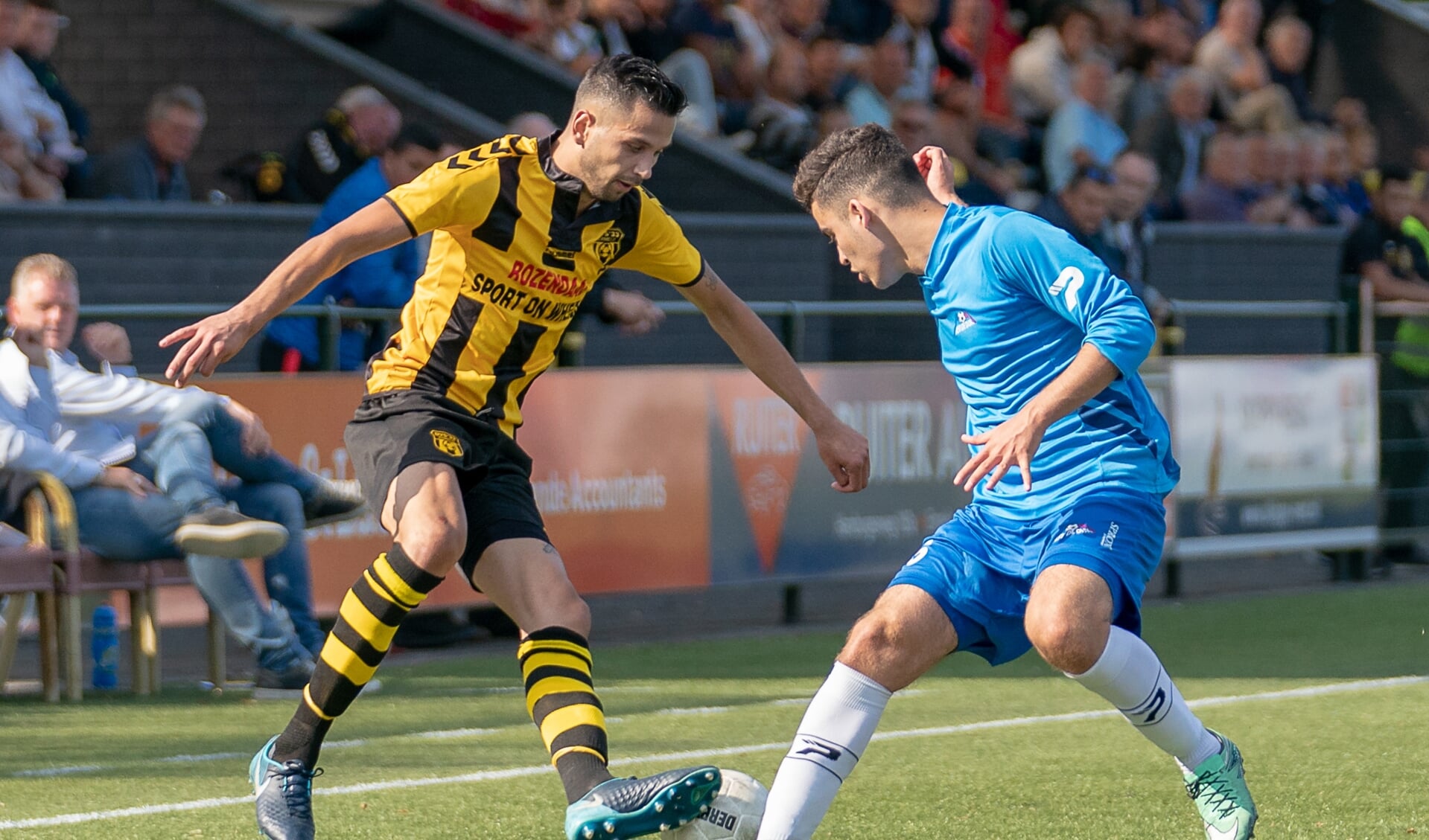 Maurice de Ruiter scoorde vier goals en gaf een assist tegen asv De Dijk in september 2018.