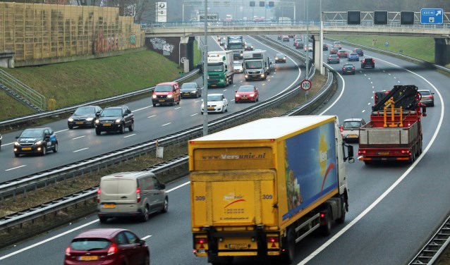 Snelweg A9 bij Amstelveen.