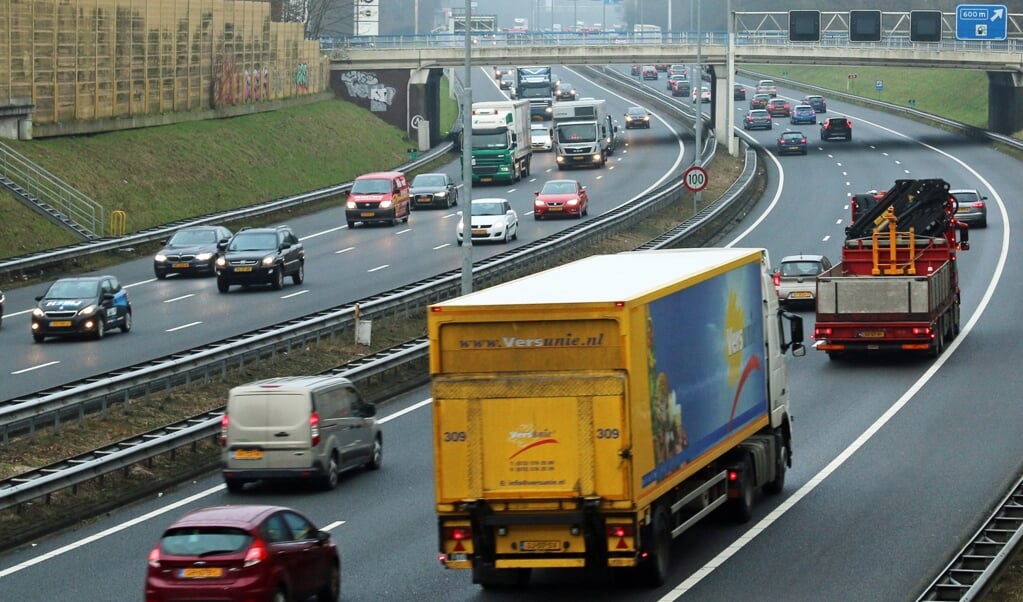 Snelweg A9 bij Amstelveen.