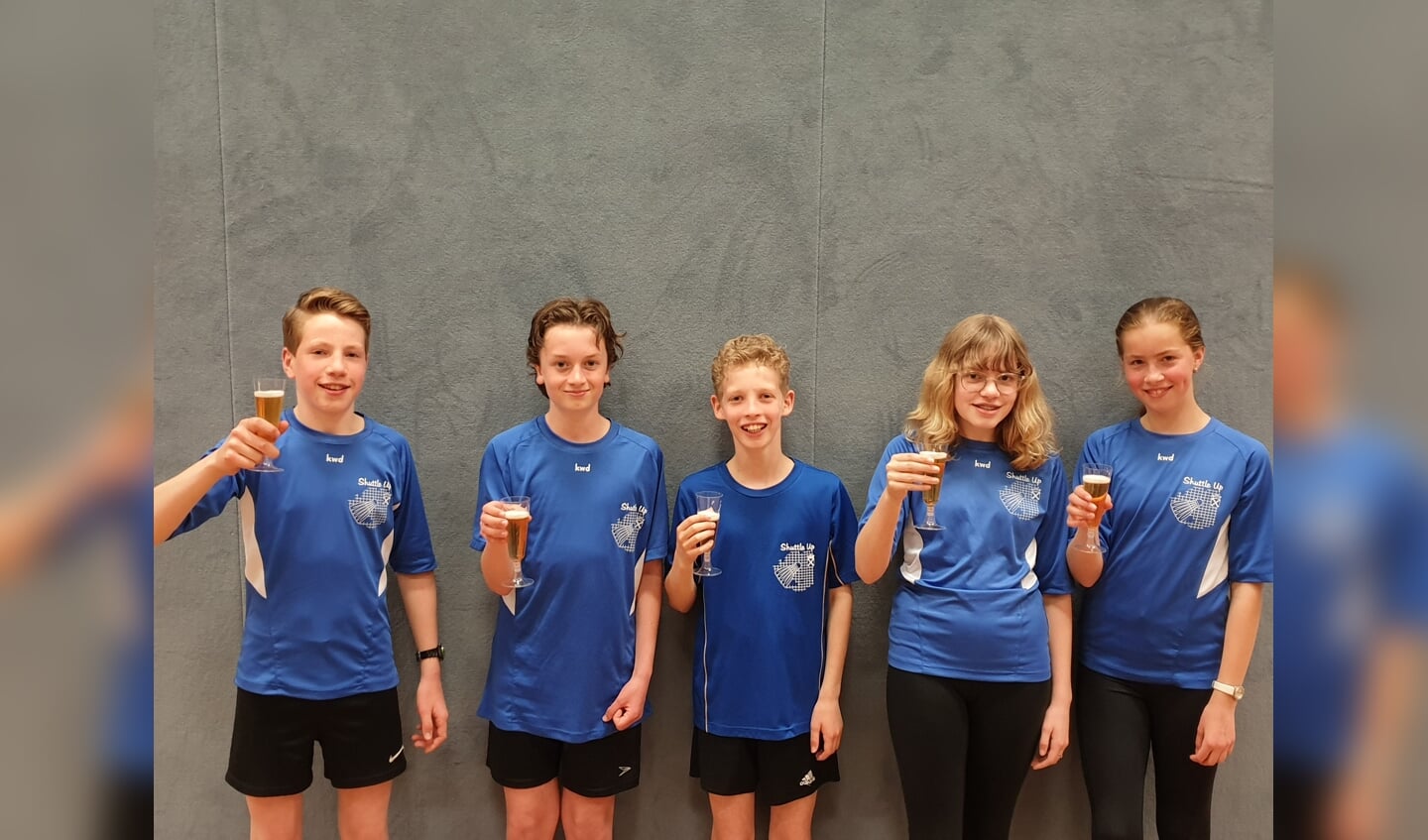 Josia van Meerendonk, Stan Venis, Tom Kentie, Myrthe Rauxloh en Lisanne Ebert