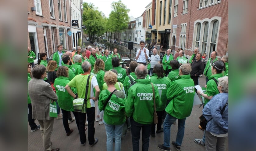 Bas Eickhout, lijsttrekker GroenLinks voor de Europese Verkiezingen in Amersfoort 