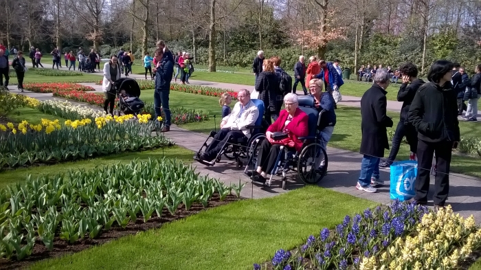 fam. de Vries in de Keukenhof