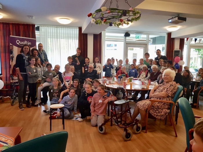 Basisscholieren van de Camminghaschool en bewoners van Bunninchem hebben veel opgestoken van elkaar en de onderzoekers.