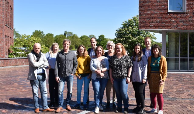 De redactie van BDU Zuid, onder meer verantwoordelijk voor De Stad Gorinchem. Inzet: Norbert Witjes.