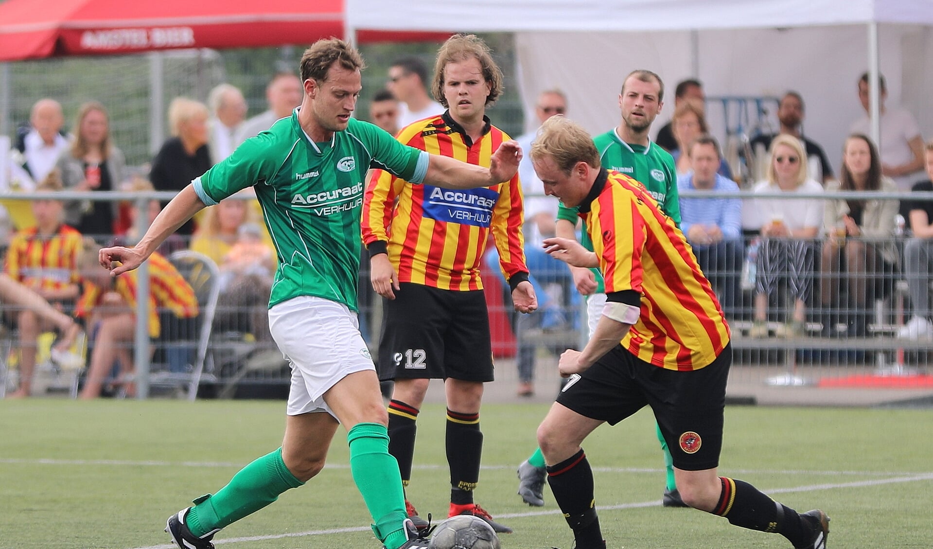 RODA´23 speelde in de derby tegen Sporting Martinus met 1-1 gelijk in het de 4de klasse van het zaterdagvoetbal.