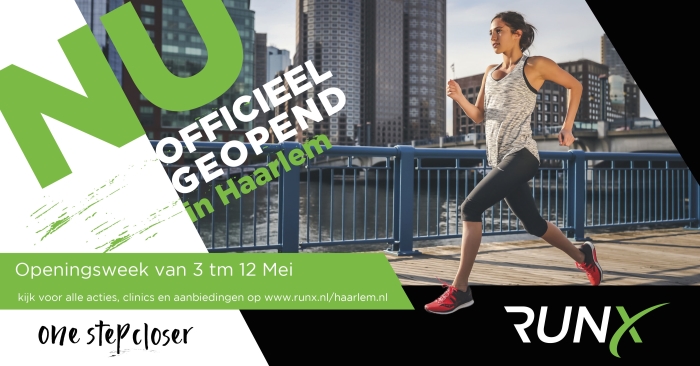 Officiële opening RunX Haarlem